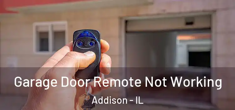  Garage Door Remote Not Working Addison - IL